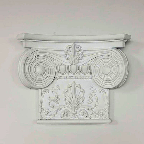 Anthemion Pilaster Ionic Capital Wall Hanging for creating DYI projects